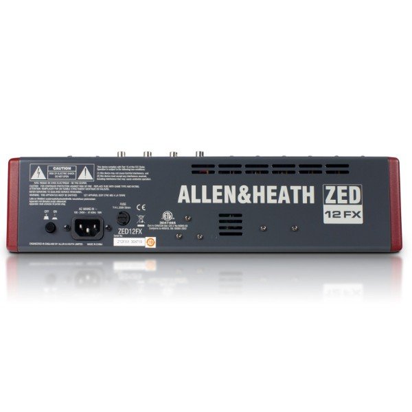 Mezcladora Allen&Heath ZED12FX 6 Canales mono