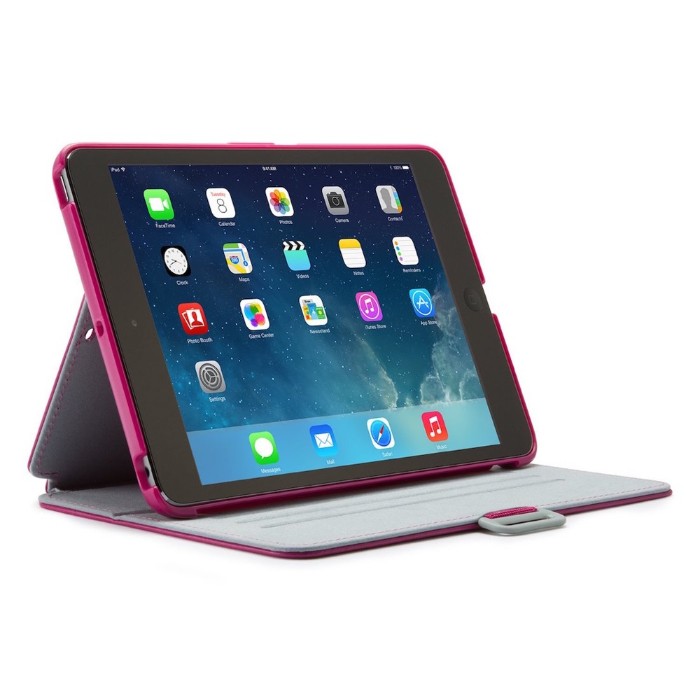 Funda Speck StyleFolio Case para iPad mini 2/3-Fuchsia Rosa /gris