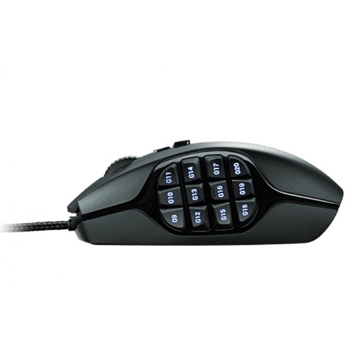 Mouse Logitech G600 Gaming Mouse Negro
