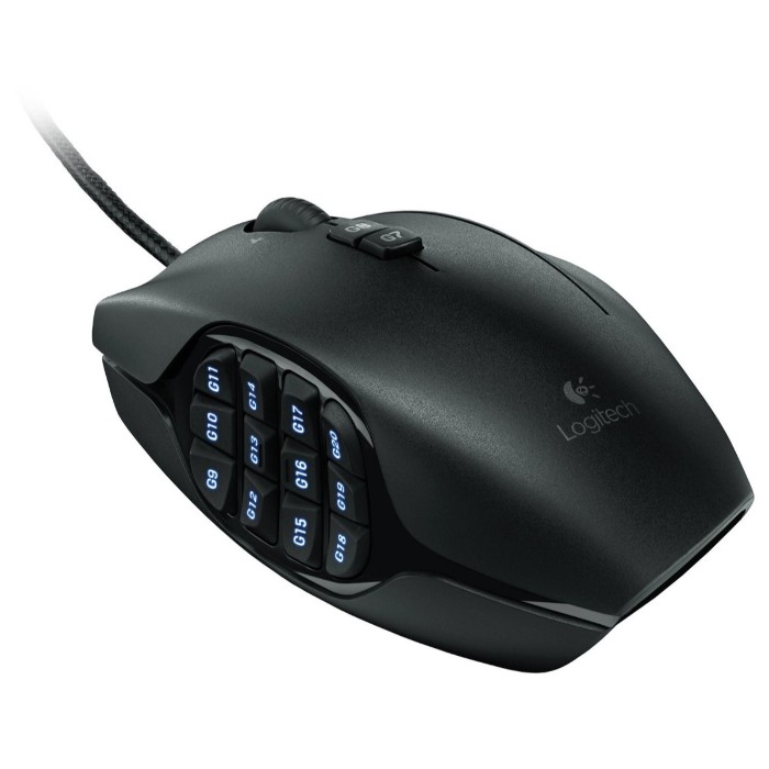 Mouse Logitech G600 Gaming Mouse Negro