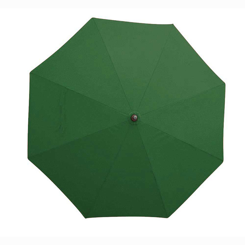 Sombrilla  2.7 mts Diametro Jardin Playa Sol Angulo Sombrillas Exterior Verde