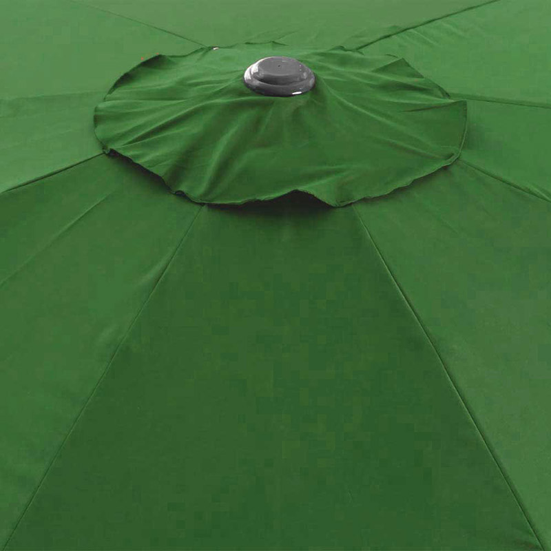 Sombrilla  2.7 mts Diametro Jardin Playa Sol Angulo Sombrillas Exterior Verde