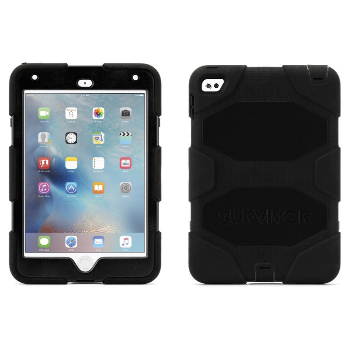 Funda Griffin Survivor All-Terrain for iPad Mini 4 Negro