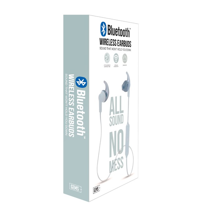 Audifonos GEMS Earbuds - Wireless/Bluetooth -Blanco