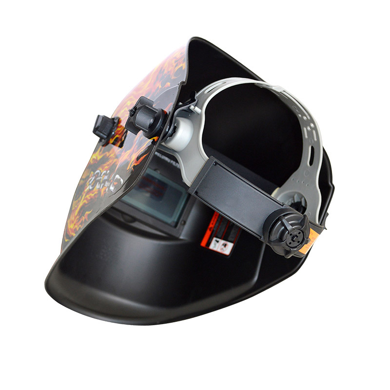 Careta Para Soldar Fotosensible Auto Oscurecimiento Calavera