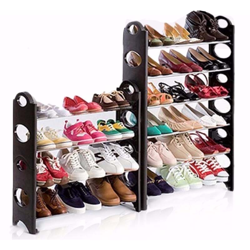 Zapatera 30 Pares Organizador 10 Niveles Facil Armado Practico Rack Zapatos
