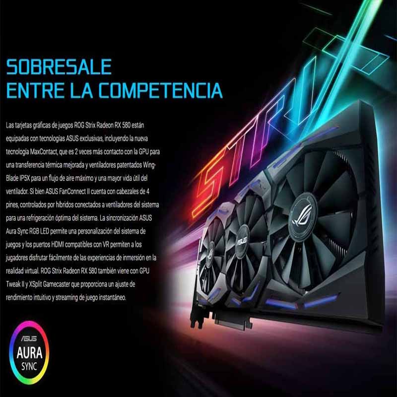 Computadora Pc Gamer Rx 570 4gb Intel I5 1tb 8gb 80+ Rog
