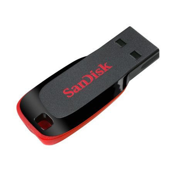 Memoria USB Sandisk Cruzer Blade, 64 GB, Negro