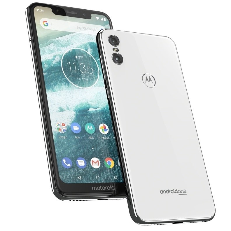 Celular Motorola One Blanco Android One 4GB RAM 64GB