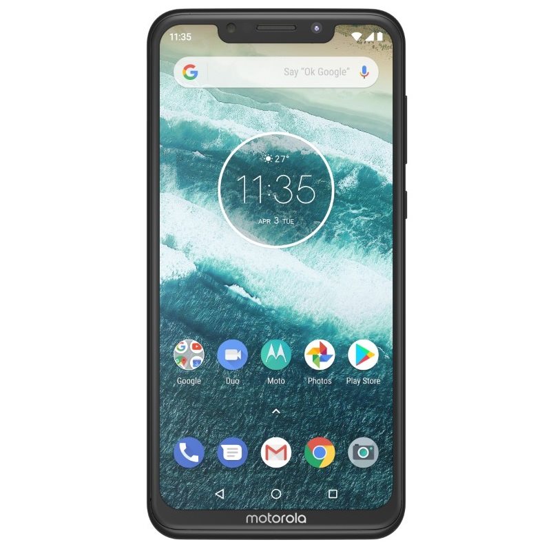 Celular Motorola One Negro Android One 4GB RAM 64GB