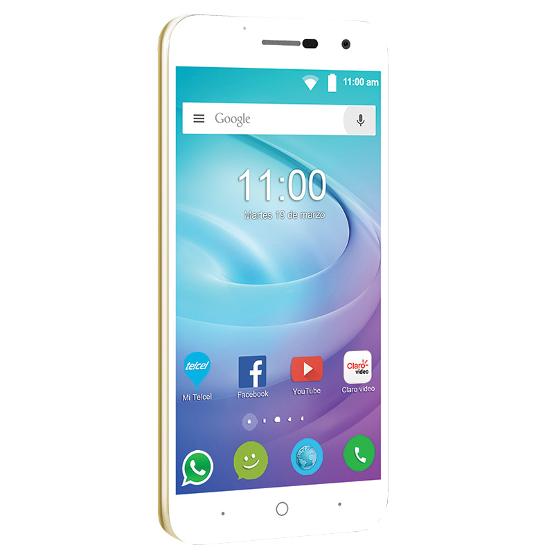 Celular ZTE 3-G BLADE L7A Color DORADO Telcel