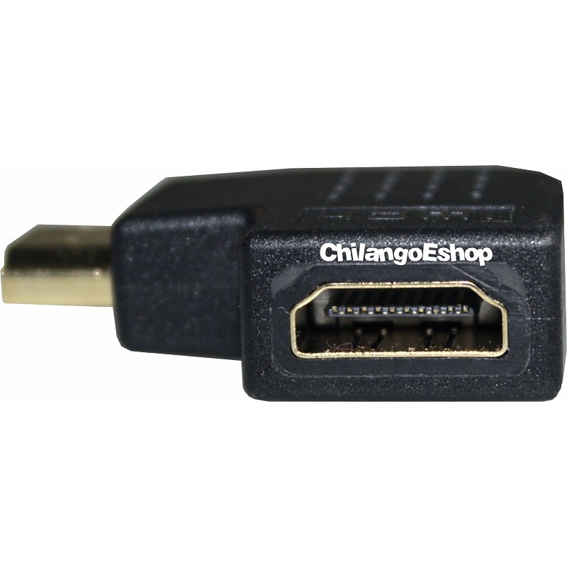 ADAPTADOR ALTA DEFINICION MACHO A ALTA DEFINICION HEMBRA EN L 
