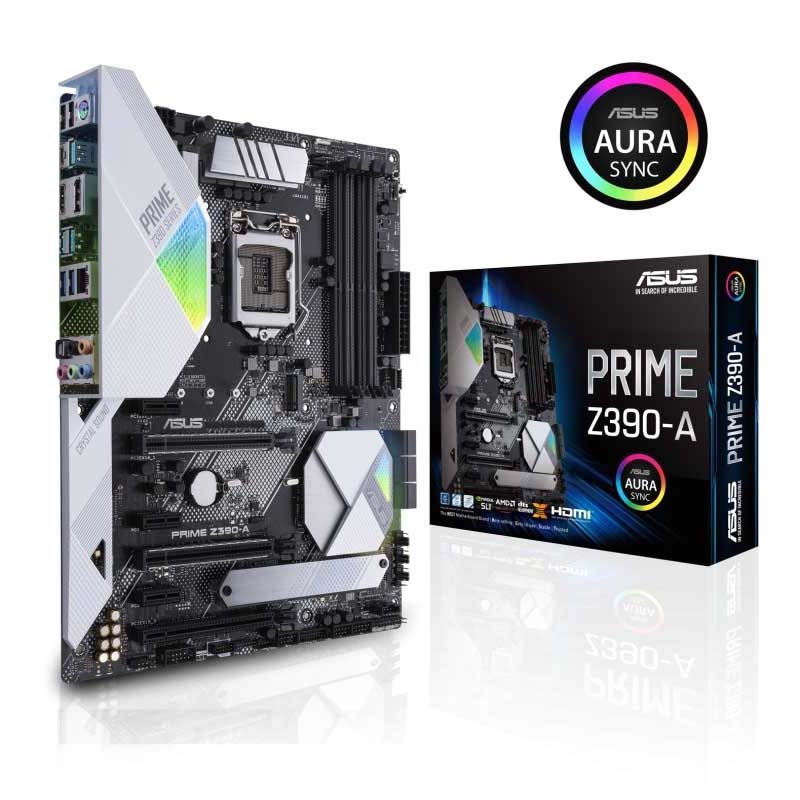 Tarjeta Madre Asus Prime Z390-a 1151 Intel 9na Gen Ddr4 Rgb