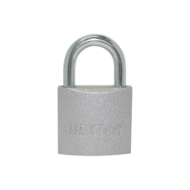 Candado Dexter Metalico Cilindro Laton 63 Mm Gancho Corto
