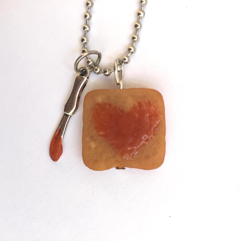 Kit De Tres Dijes Con Cadena, Dulces Delicias, Hechos a Mano, Miniaturas Artesanales