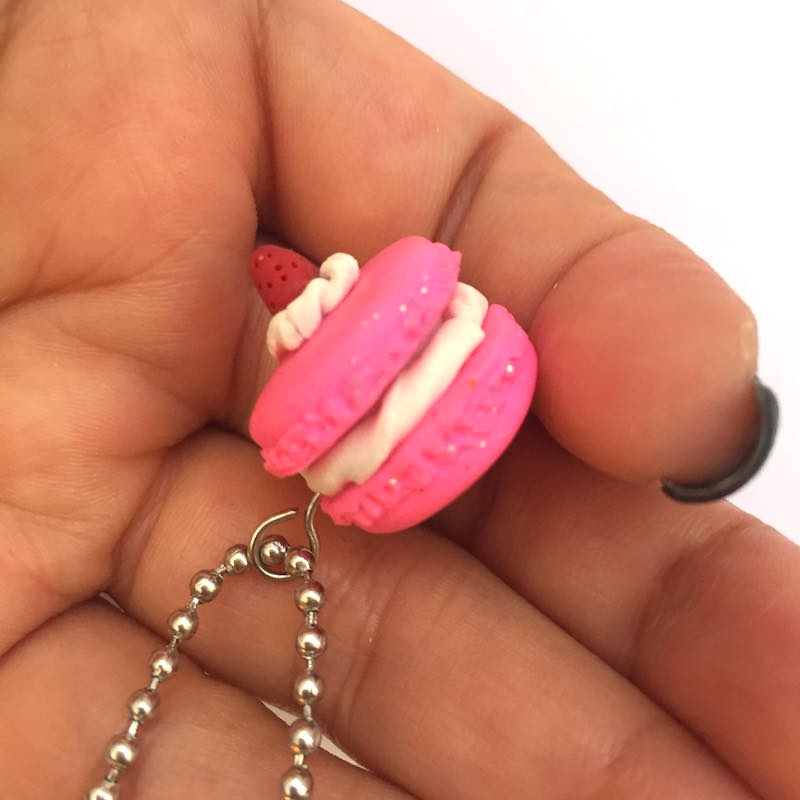 Kit De Tres Dijes Con Cadena, Dulces Delicias, Hechos a Mano, Miniaturas Artesanales