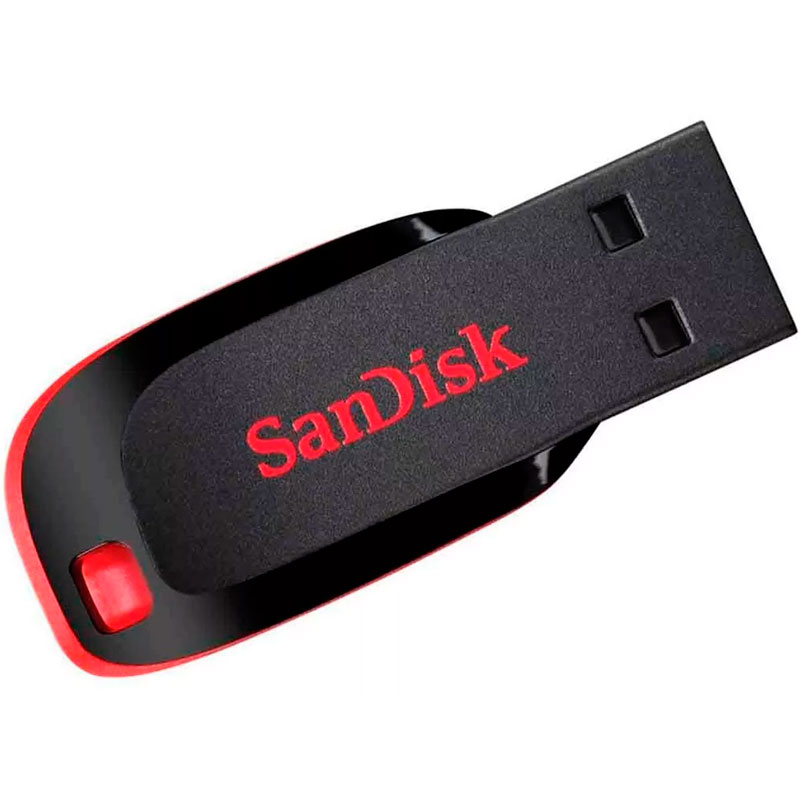 Memoria USB 16GB Sandisk Cruzer Blade USB 2.0 SDCZ50-016G-B35