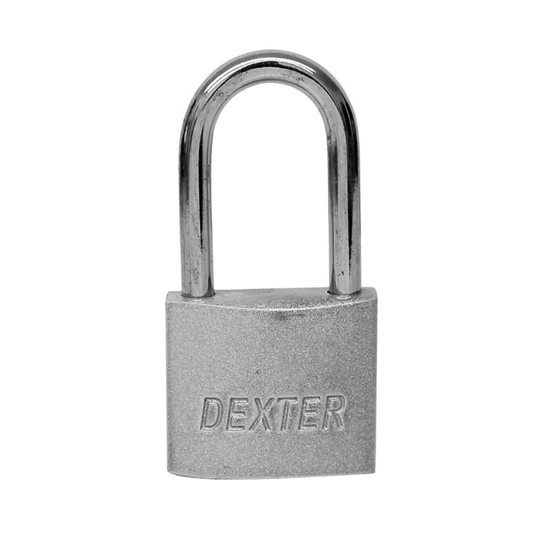 Candado Dexter Metalico Cilindro Laton Gancho Largo 50 Mm 6357