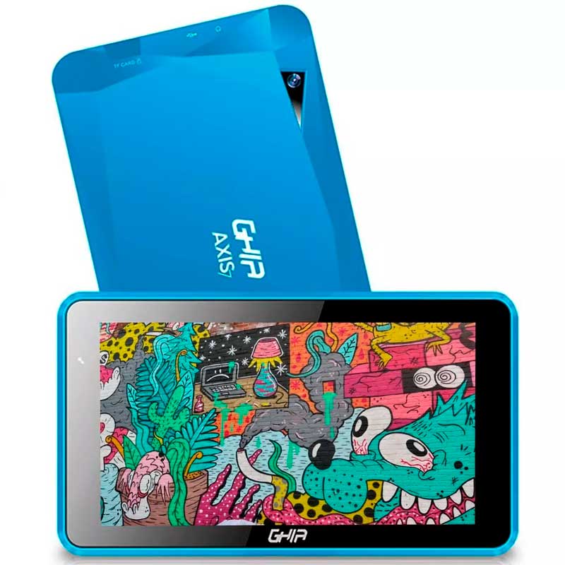 Tablet Ghia Axis7 Quad Core 1gb 8gb Bluetooth Sd Android 7 Azul