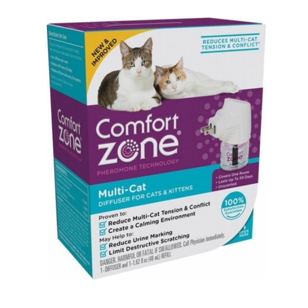 Comfort Zone Difusor Feromonas Multi Gatos Reduce El Estrés