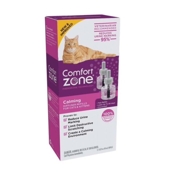 Comfort Zone Repuesto P/difusor  De Feromonas P/gatos 2 Pack