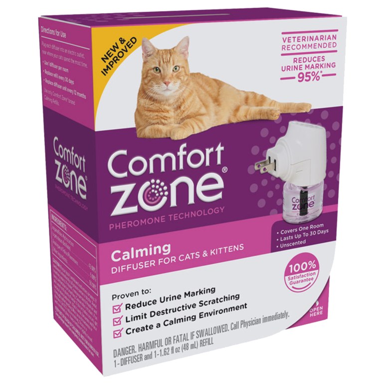 Comfort Zone Difusor  De Feromonas P/ Gatos Reduce El Estrés