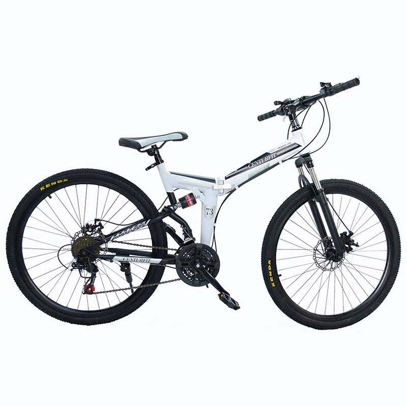Bicicleta Montaña Rodada Plegable 26 - 21 Velocidades Centurfit Blanco