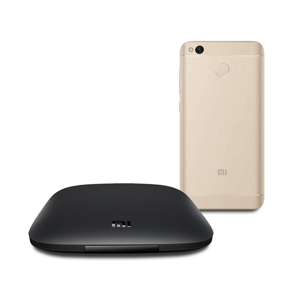 KIT XIAOMI MI BOX 3 + XIAOMI REDMI 4X 3GB 32GB DORADO DS EURO