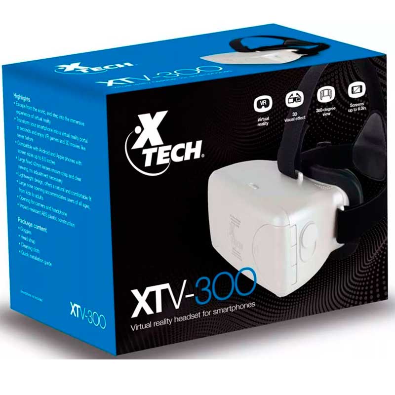 Lentes De Realidad Virtual 3d Xtech Visor 360° 9 Pulgadas Oferta 