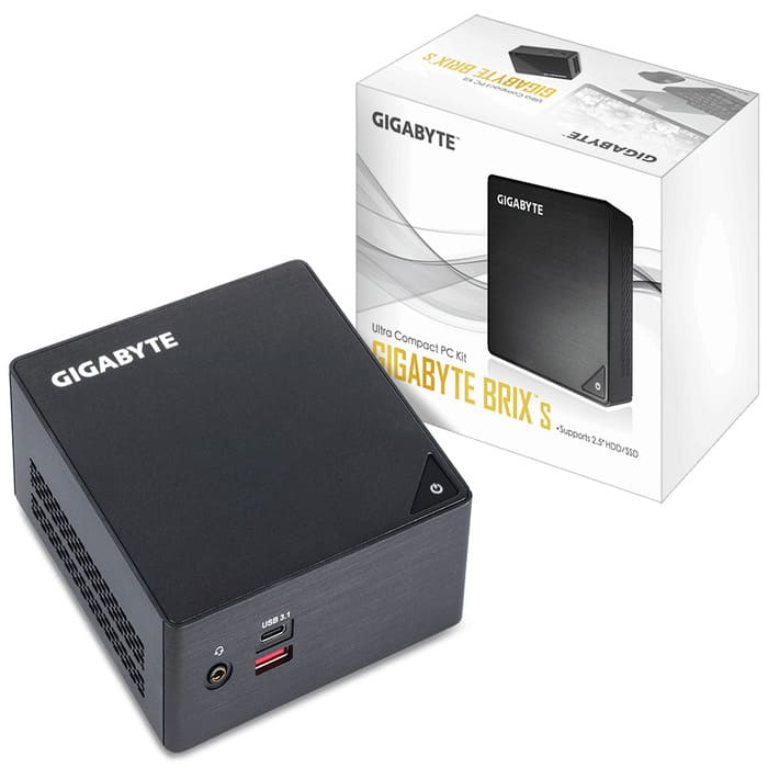 Mini Pc Gigabyte Brix Gb-Bki5Ha-7200 Core I5 7200U 2 Nucleos 3.1 Ghz/ 2X Sodimm Ddr4 2133Mhz/Hdmi/Mini Dp/2X Usb 3.1/2X Usb 3.0