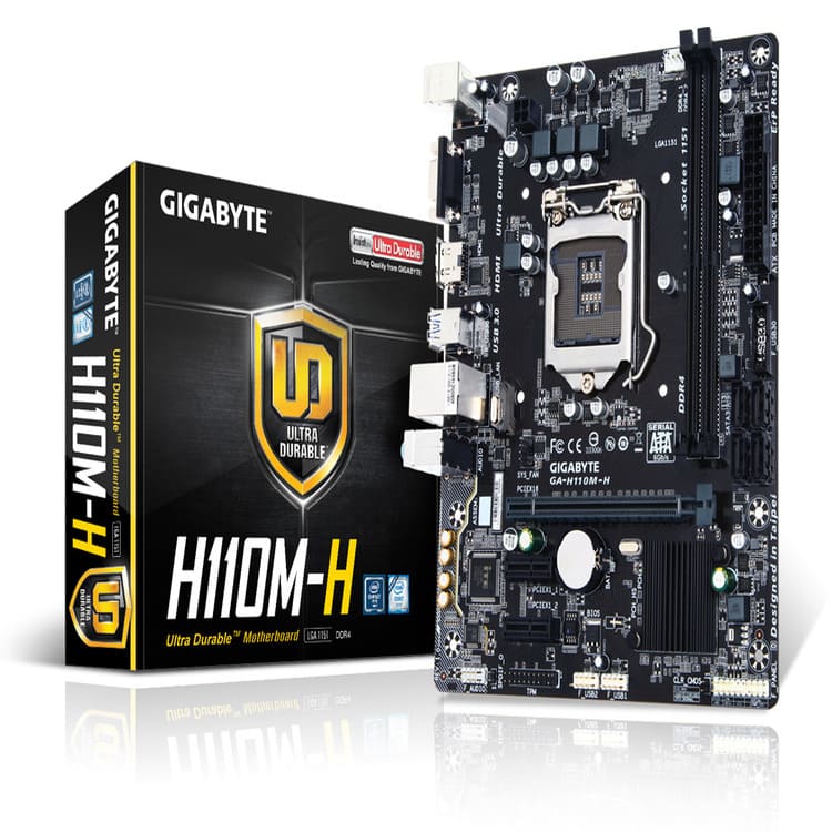 Материнская плата gigabyte h110