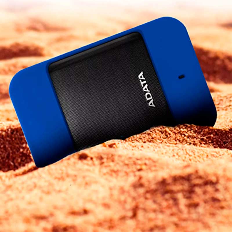 Disco Duro Externo 2TB ADATA HD700 USB 3.1 Uso Rudo Portatil AHD700-2TU31-CBL