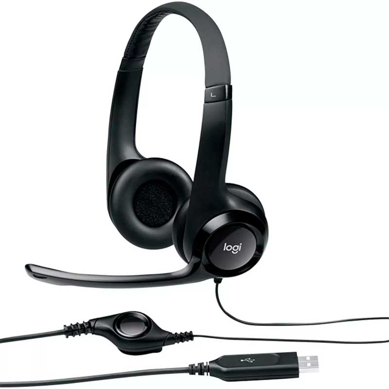 Audifonos LOGITECH H390 USB Negro 981-000060 