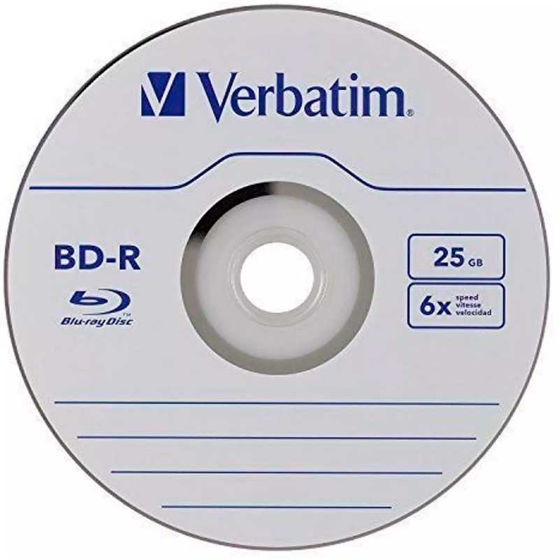 Torre De Discos Verbatim 98172 Blu Ray Dvd 50pz 6x 25gb
