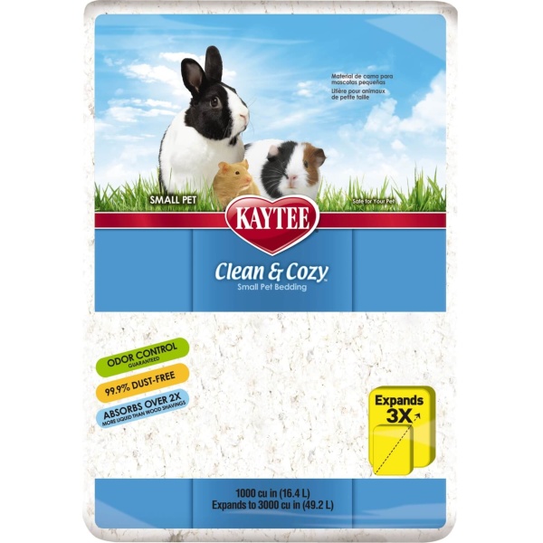 Sustrato Clean & Cozy Blanco Kaytee Todo Tipo Mascota 49.2 L