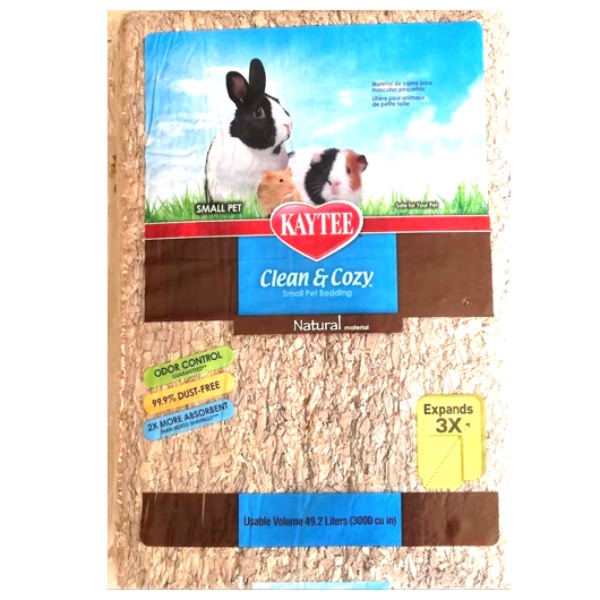 Sustrato Clean & Cozy Natural 49.2 L Kaytee Toda Mascota