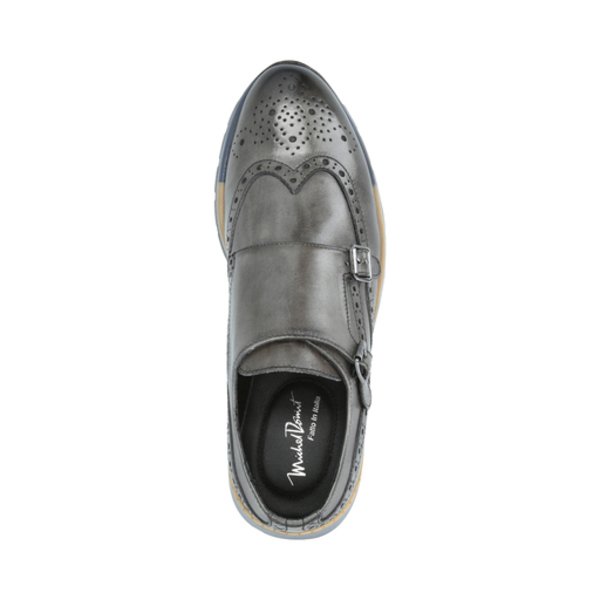 Zapatos con Correa Michel Domit de Piel Gris | Marsta 21