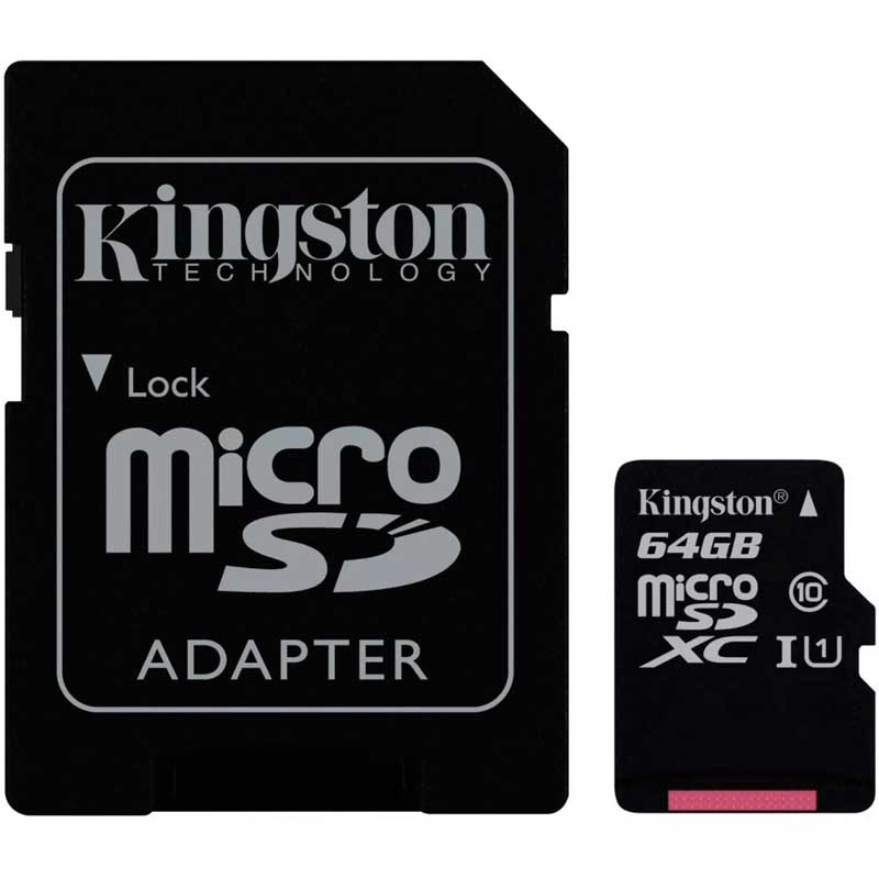 Memoria Micro SD 64GB Clase10 KINGSTON SDCS/64GB
