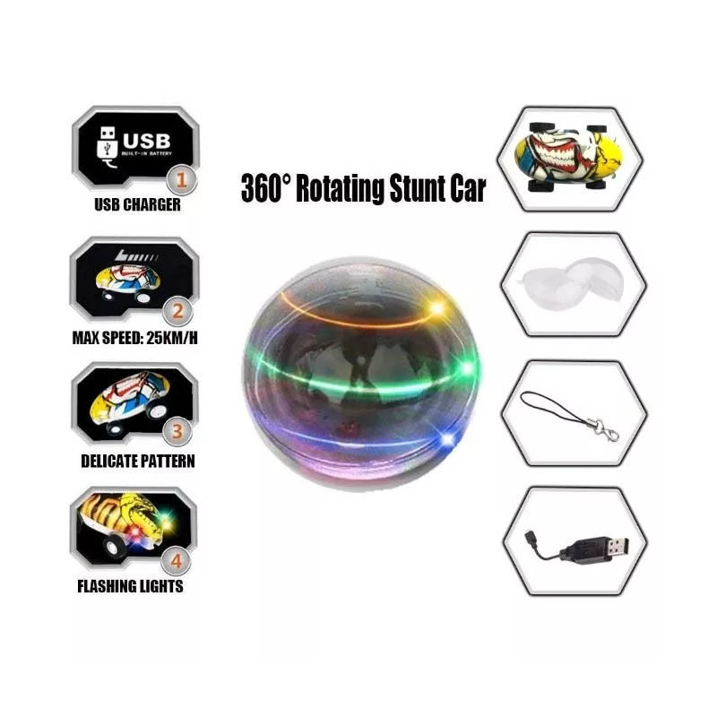 Carro Láser Giratorio  360 Para Niños De 6 Años Juguete