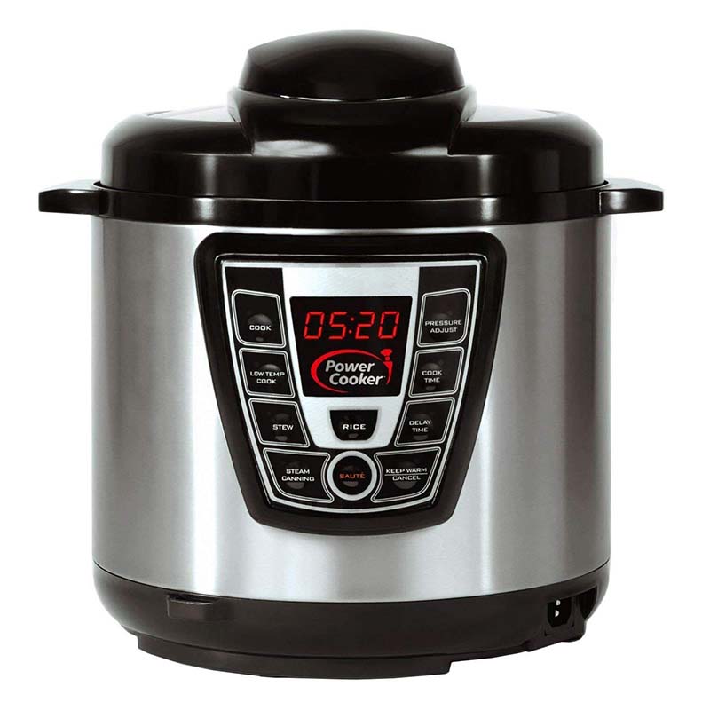 Olla De Presión Digital Power Cooker PCWAL 5.7 Lts Acero