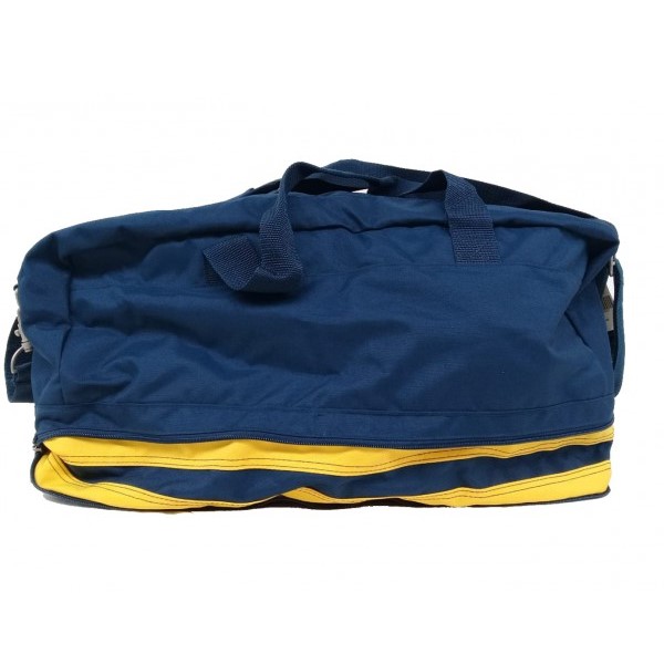 Maleta Expandible Color Azul Marino Con Franjas Amarillas Eastwood 21" Duffle Navy