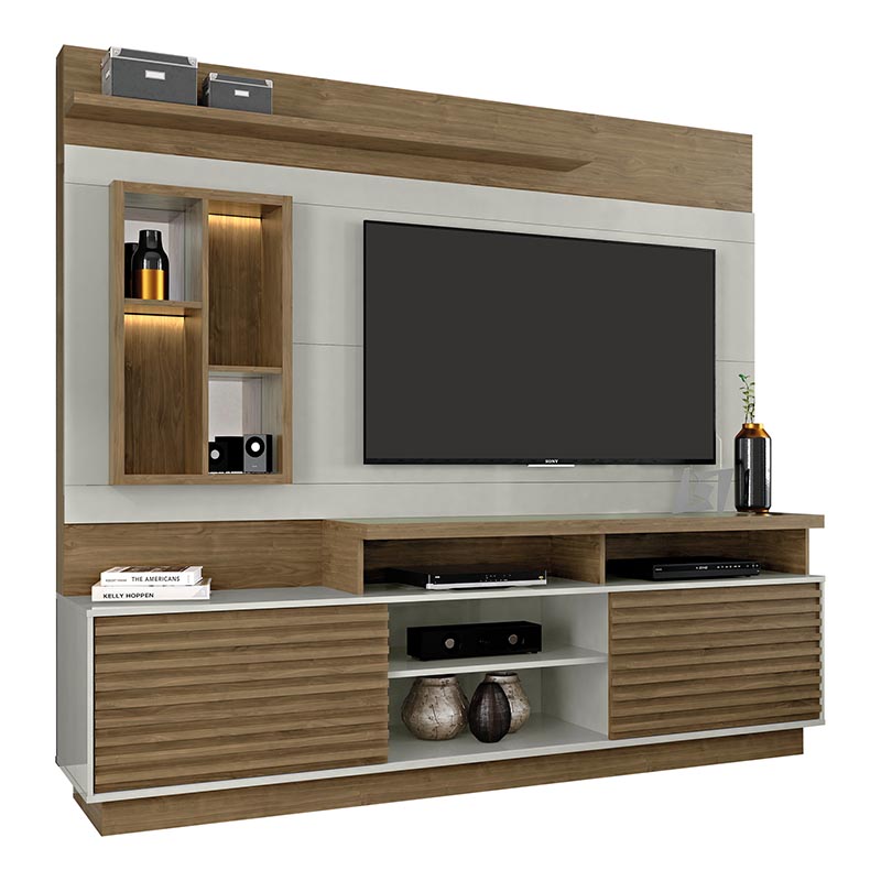 CENTRO DE ENTRETENIMIENTO EL DORADO AVELLANA/OFF WHITE