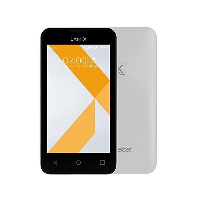 Celular Lanix Ilium X220 4GB, RAM 512MB 3g Nacional Telcel Desbloqueado Android 6 Blanco