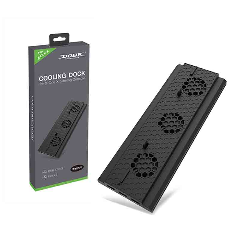 Xbox One X Base Vertical Enfriadora (Negro)