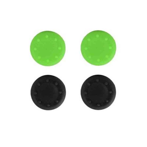 PS4 / PS3 / Xbox One / Xbox 360 Grips Gomitas (Negro + Verde)