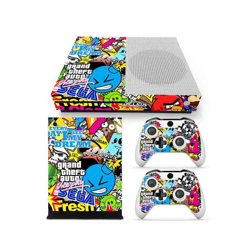 Xbox One S Skin Pegatina Estampas (Juego Palabra)