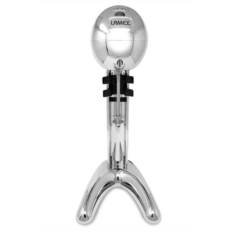 Esquimera Chocomilera Fuente De Sodas Con 2 Vasos Acero Inoxidable Profesional Cuerpo De Acero Lamex 2041-1