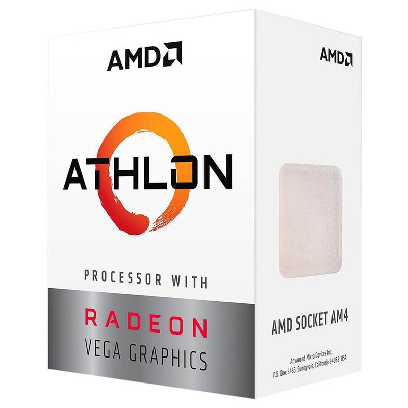 PROCESADOR AMD ATHLON 200GE, S-AM4, 3.20GHZ, DUAL-CORE, 4MB L3 CACHE