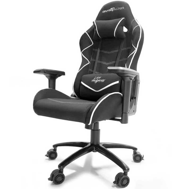 Silla Gamer Pc Game Factor Ergonomica Reclinable Cgc600 Blanco