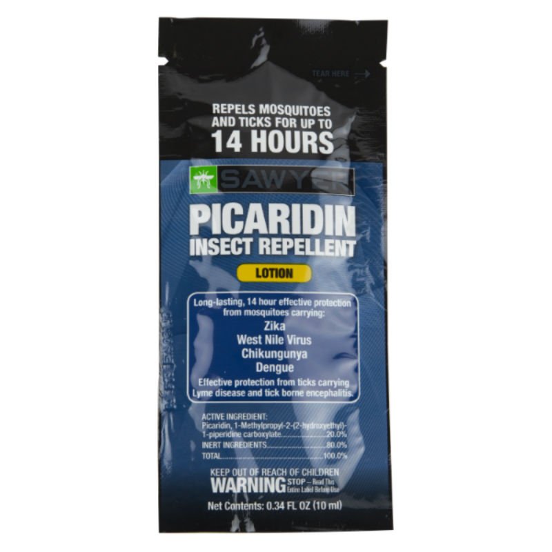 Paquete con 7 sobres de Repelente de Insectos con  Picaridina, hasta 14 hrs de proteccion